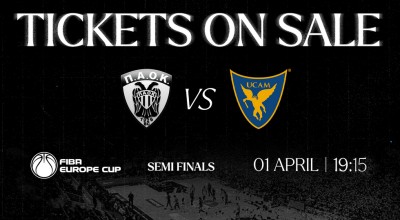 ΠΑΟΚ: Στον «αέρα» τα εισιτήρια του ημιτελικού με τη Μούρθια-Τι ισχύει για τους κατόχους διαρκείας