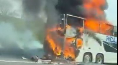 ΣΟΚ με οπαδούς της Μάντσεστερ Σίτι – Πούλμαν τυλίχθηκε στις φλόγες