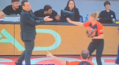 Ευρωλίγκα: Η Τσαρούχα έκοψε τη χειραψία Ιτούδη-Ταμπελίνι!