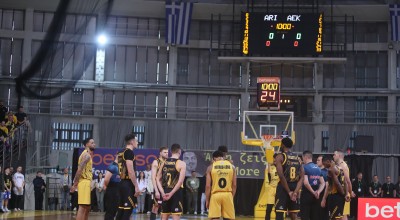 Άρης-ΑΕΚ: Ενός λεπτού σιγή στο Αλεξάνδρειο για Μαρινέλλα και Γκούμα