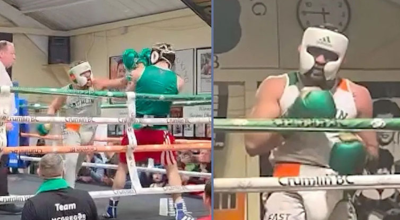 Κρατιέται ακόμη ο Conor McGregor: Μπουνιές... επίδειξης στο ρινγκ