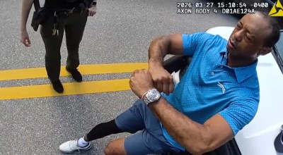 Βίντεο από τη σύλληψη του Τάιγκερ Γουντς: «Κοίταξα το τηλέφωνο μου και... μπαμ»