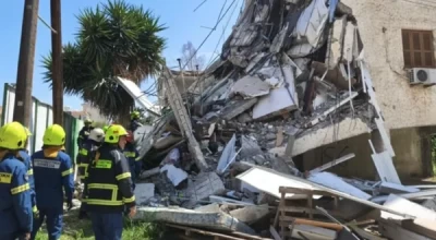 Κύπρος: Νεκρό άτομο από την κατάρρευση πολυκατοικίας - Τρεις τραυματίες στο νοσοκομείο