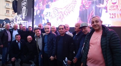 Γιορτή ΠΑΟΚ: Ο Βιεϊρίνια παρέα με τους βετεράνους